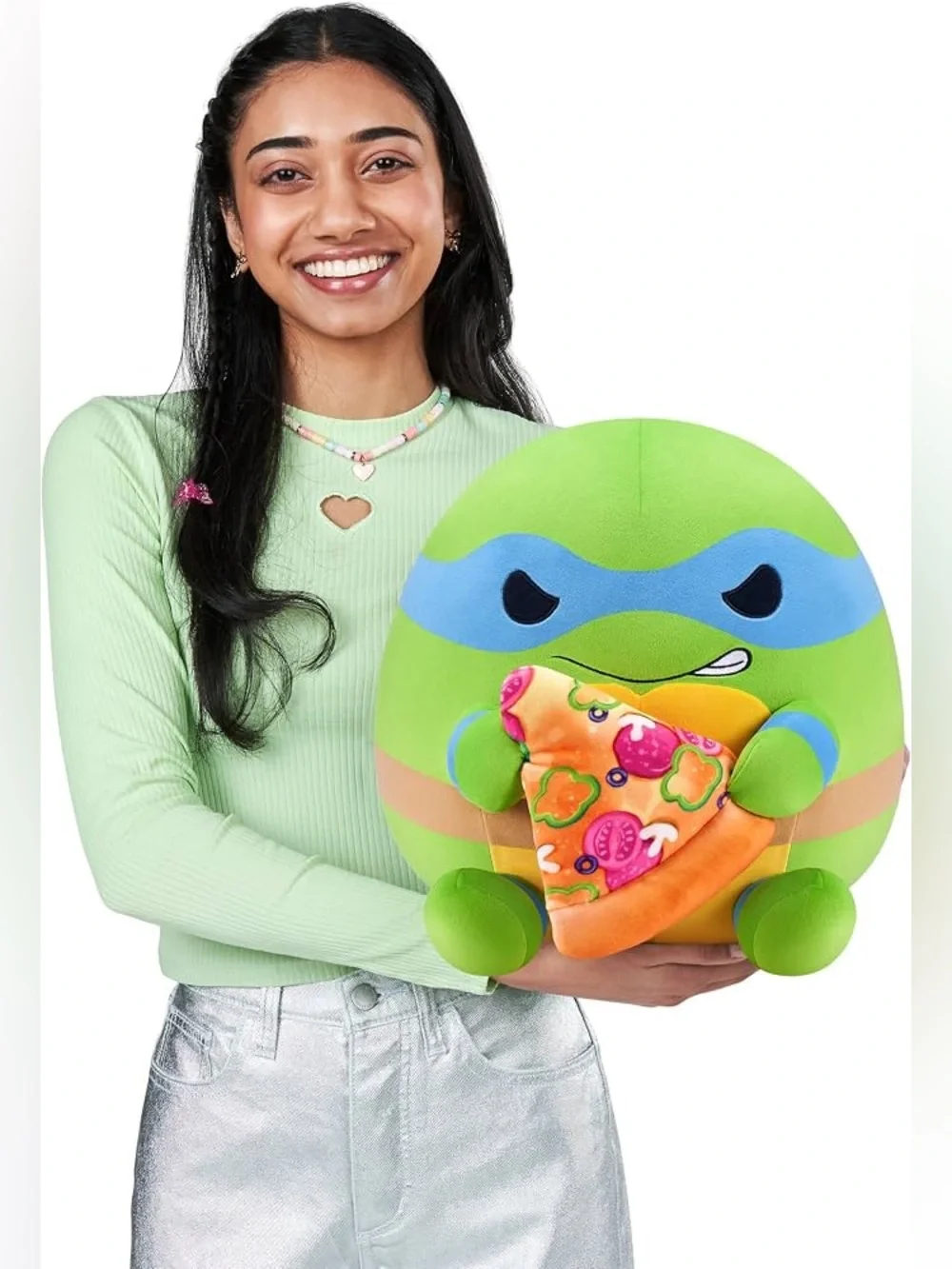 Leonardo Plush Pizza Toy Green Ninja Turtle